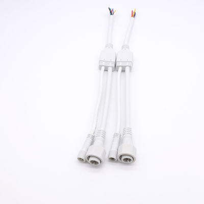 야외 LED 라이트 PVC 방수 Y 모양 연결 IP67 케이블 연결