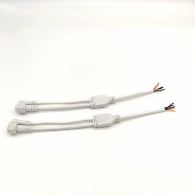 야외 LED 라이트 PVC 방수 Y 모양 연결 IP67 케이블 연결