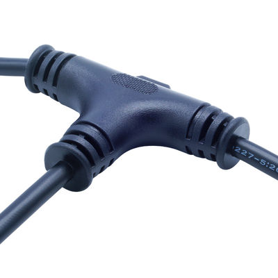 IP68 LED 스트립 조명 방수 T 타입 커넥터