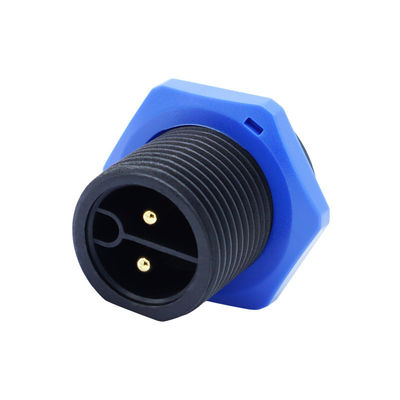 패널 마운트 소켓 M20 2-4 핀 스크루 타입 방수 LED IP67 커넥터