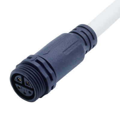 남성 후면 패널 마운트 소켓 M20 2-4 핀 스크루 타입 방수 LED IP67 커넥터