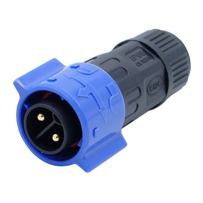 남성 후면 패널 마운트 소켓 M20 자기 잠금 방수 LED IP67 연결 장치