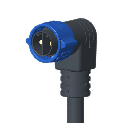 팔꿈치 머리 M20 자기 잠금 방수 LED IP67 연결 장치