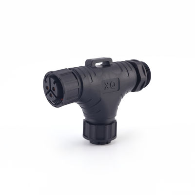 공장 가격 IP68 3방향 M25 방수 패널 마운트 커넥터 T자형 수컷 암컷 야외 방수 케이블 커넥터