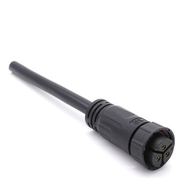 중국 공장 PVC 나일론 IP68 방수 커넥터 M20 3+3 3+2 코어 녹색 조명 방수 플러그