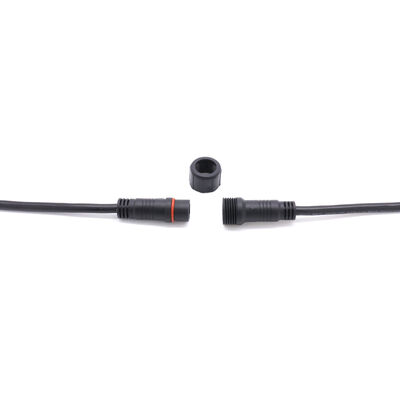Cheapest Terminal Industrial M18 Waterproof Cable Connector IP67 Black PVC LED Plug