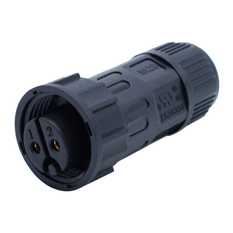 패널 마운트 소켓 M20 2-4 핀 스크루 타입 방수 LED IP67 커넥터